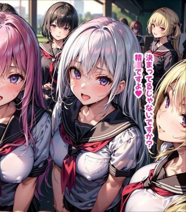 ハーレム女学園〜ハメてもハメても終わらない●●●●だらけのハーレム学園生活〜【1ぺージ1コマのマンガ風完全ストーリー】 モザイク版