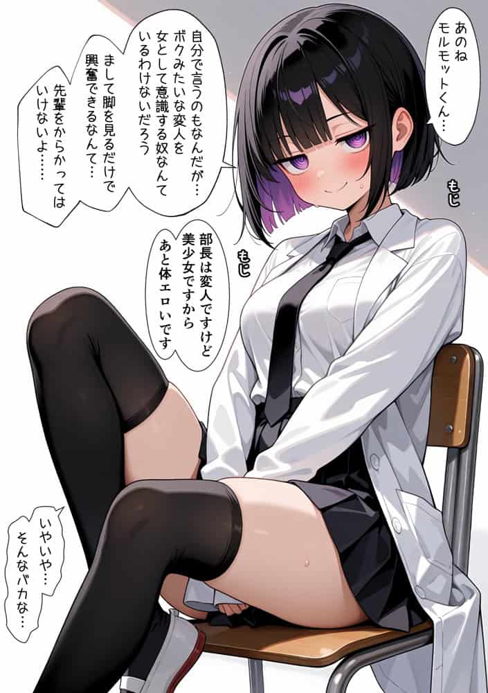 俺をモルモットくんと呼ぶクールな先輩  実はドMで種付け懇願を連呼してきた