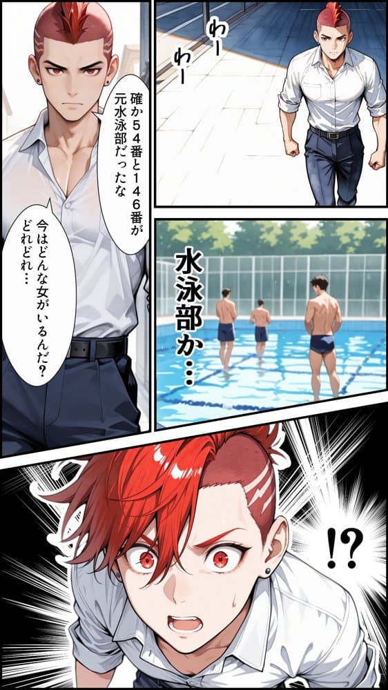 俺の天使が堕ちるまで〜清楚な水泳部の後輩、寝取られてビッチギャルに堕ちる〜 hitomiエロ漫画raw(同人誌)無料サンプル画像015