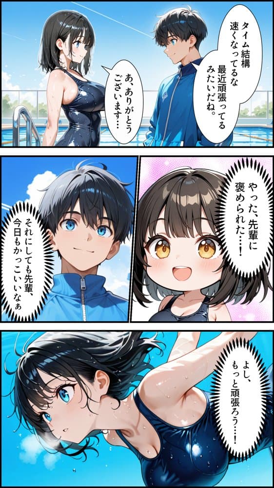 俺の天使が堕ちるまで〜清楚な水泳部の後輩、寝取られてビッチギャルに堕ちる〜 hitomiエロ漫画raw(同人誌)無料サンプル画像005