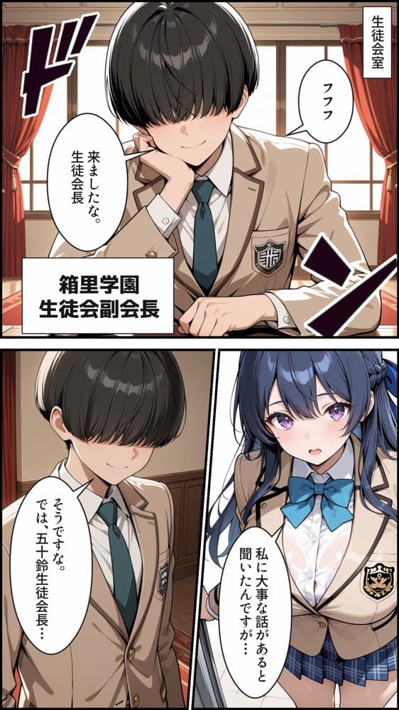 憧れの生徒会長は性処理肉便器 〜完全無欠の生徒会長、性処理委員に堕ちる〜