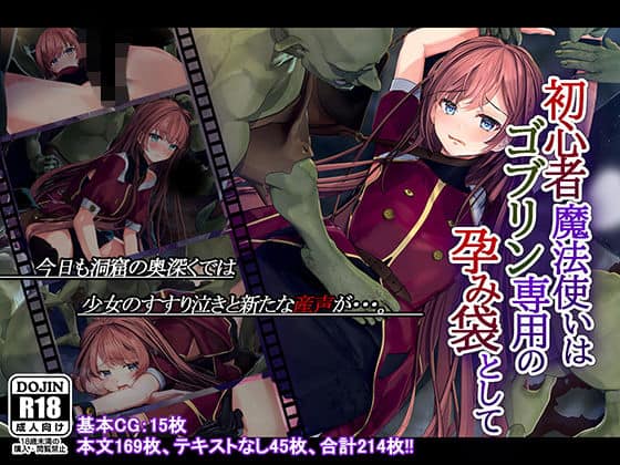 初心者魔法使いはゴブリン専用の孕み袋として