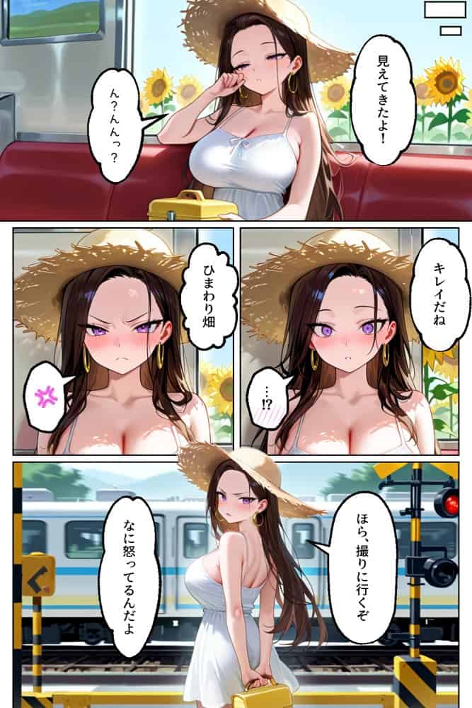 強気だけど実はチョロすぎる幼馴染ギャルー夏休み編ー hitomiエロ漫画raw(同人誌)無料サンプル画像034