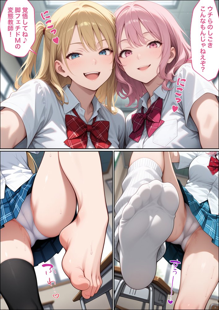 教師の俺が、なんでJKの犬に！？ドS問題児ギャル達の玩具にされ、エッチなおしおきとご褒美とXXXで無事にしつけ完了！