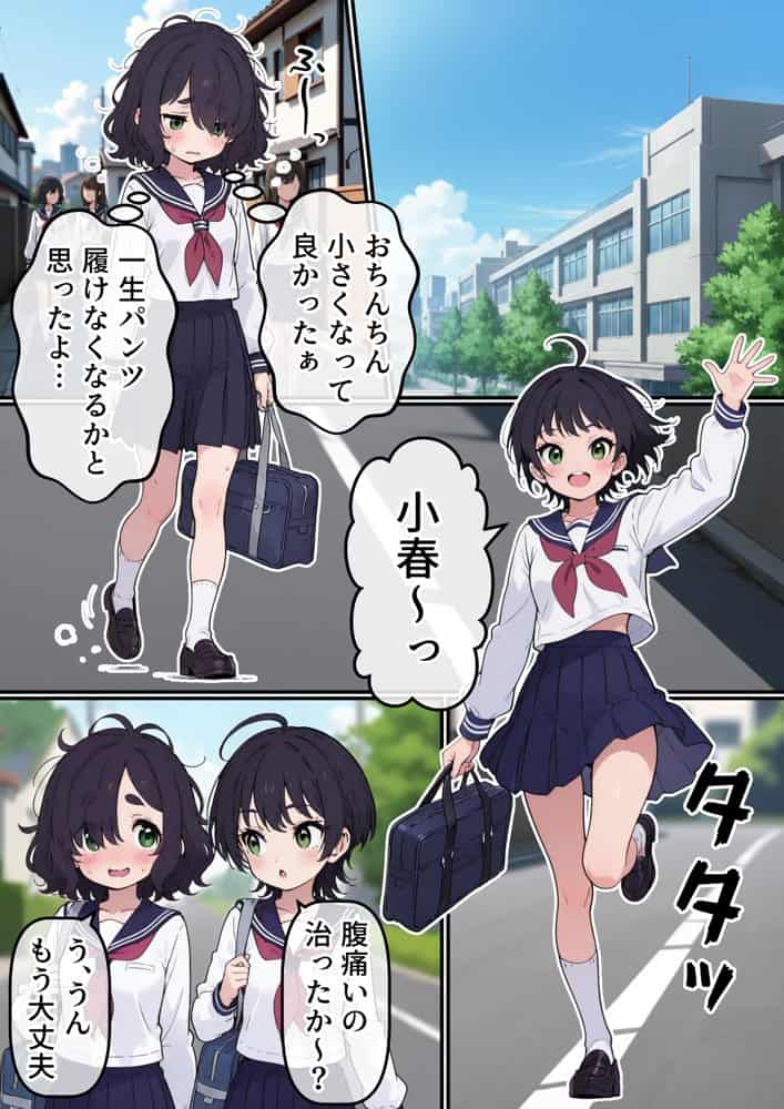 地味なオタク女子にチ〇ポが生えてこれまで縁のなかったSEXにドハマりする