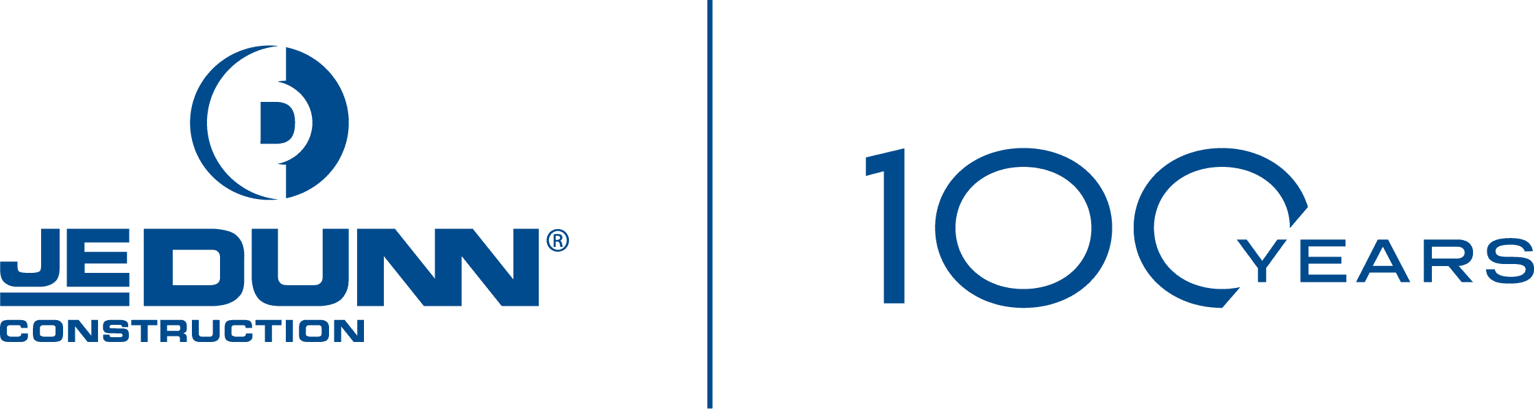 JED_100_Years_blue - JE Dunn Construction
