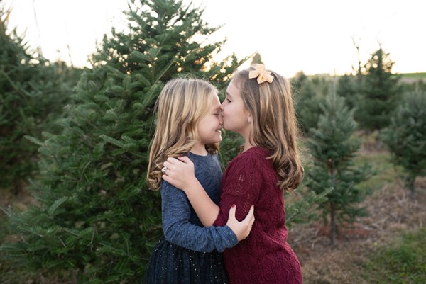 Gorgeous tree farm is perfect for Christmas pictures