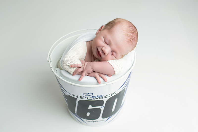 custom race number newborn photography