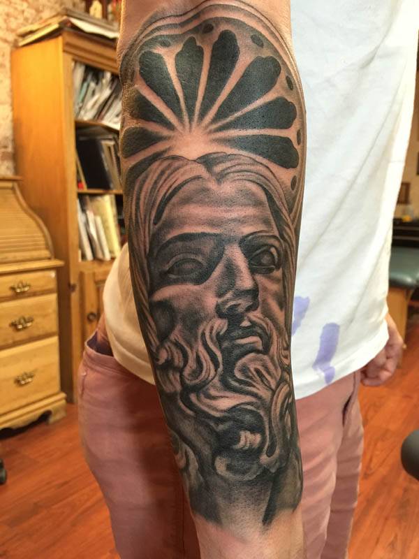 Portrait Tattoo Christ