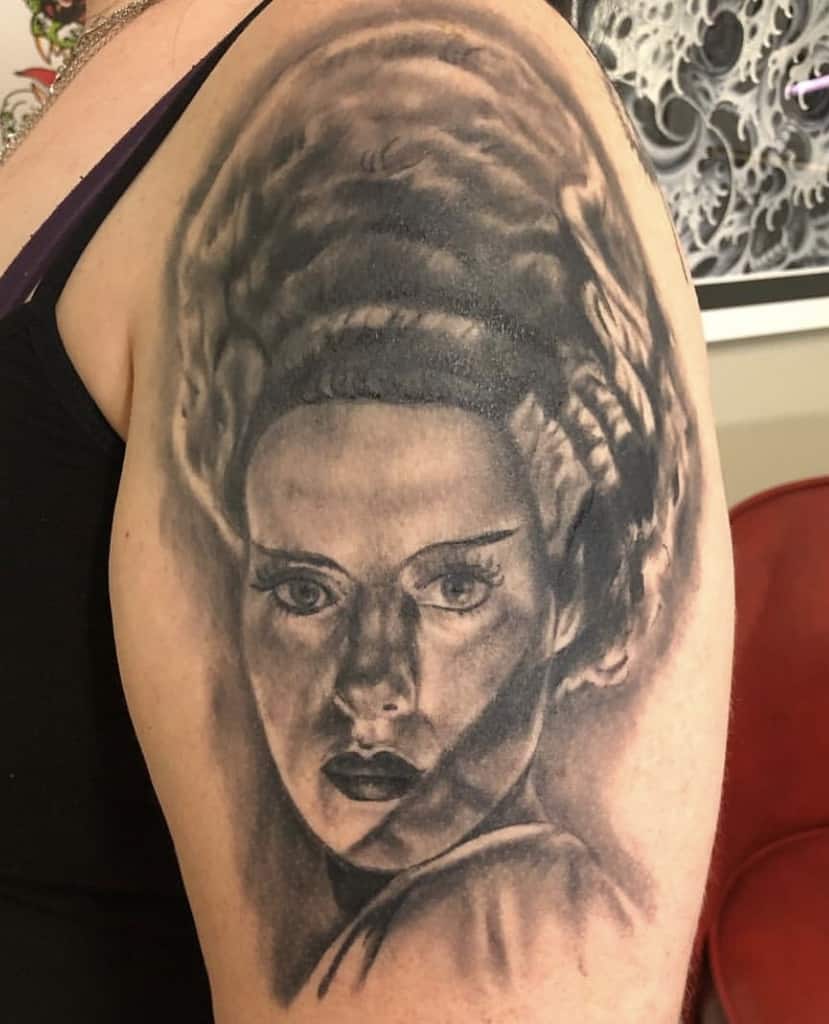 Black and grey portrait tattoo ,portrait tattoo st augustine , portrait tattoo artist , florida portrait tattoo , realistic black and grey tattoo artist florida , st augustine tattoo shop