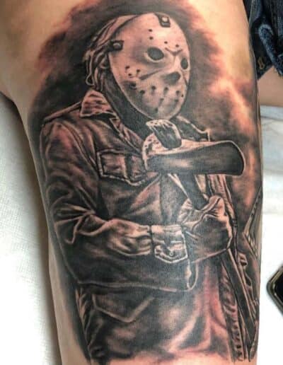 black and grey , St Augustine tattoo artist