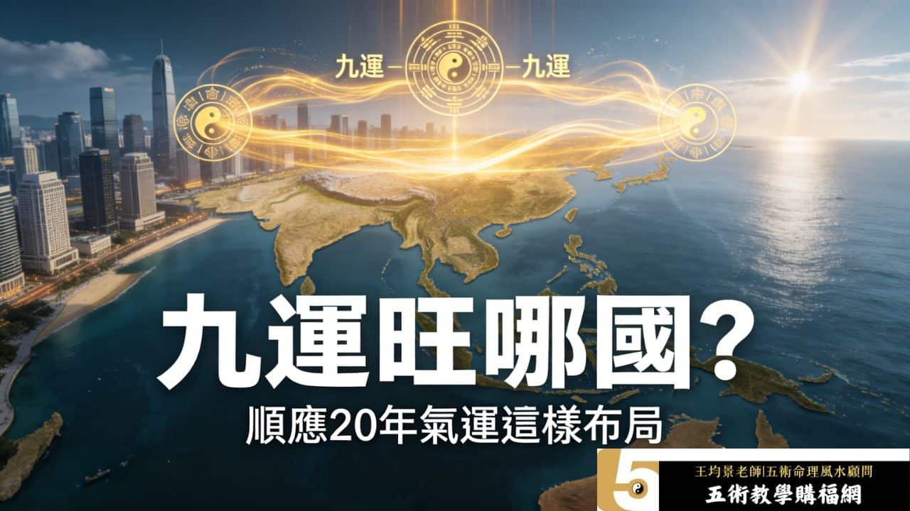 九運旺哪國?20年風水師實務觀察台灣與東南亞成最大贏家,布局順應20年氣運