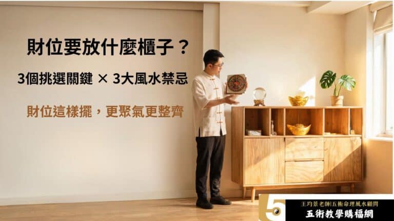 財位要放什麼櫃子？3個挑選關鍵與財位櫃3大風水禁忌一次看懂
