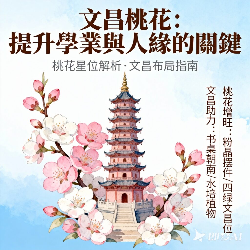文昌桃花：提升學業與人緣的關鍵
