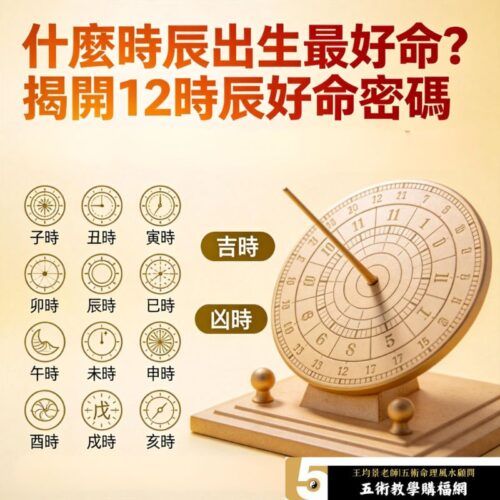 什麼時辰出生最好命？台灣命理大師20年實務：揭開12時辰好命密碼，這樣用時辰改運最有效