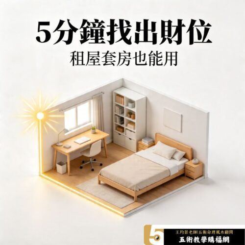 怎麼知道自己房間的財位？5分鐘找出招財角落，租屋套房也適用（完整教學）