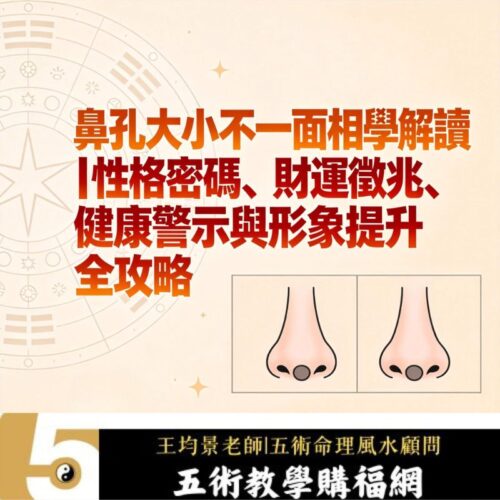 鼻孔大小不一面相學解讀｜性格密碼、財運徵兆、健康警示與形象提升全攻略