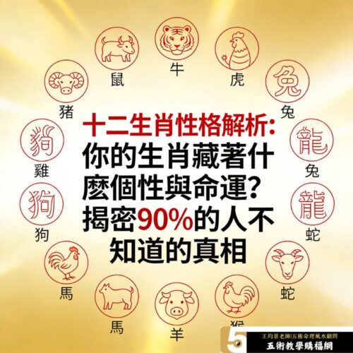 十二生肖性格解析：你的生肖藏著什麼個性與命運？20年風水師揭密90%的人不知道的真相