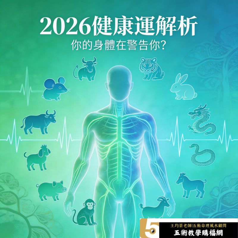 2026年十二生肖健康運大公開