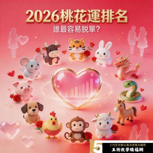 2026年十二生肖桃花運排名大公開｜誰最容易脫單？誰最容易遇爛桃花一次看懂