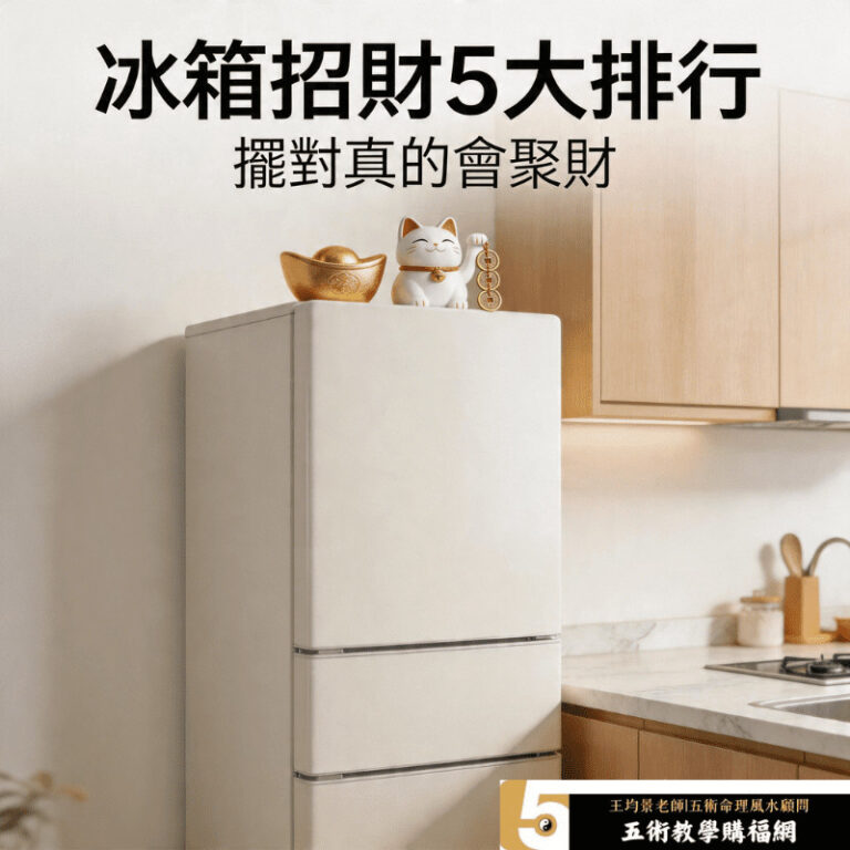 冰箱上放什麼最招財？5大招財物品排行榜，擺對輕鬆聚財完整解析（新手必看）