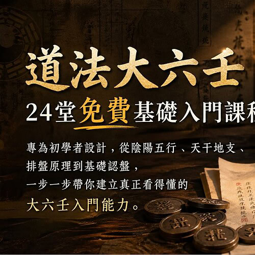 道法大六壬24堂免費基礎入門課程