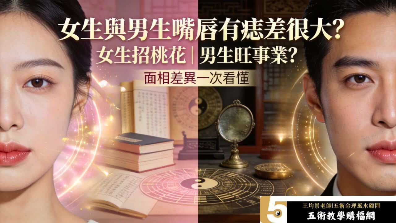 嘴唇有痣男女差很大？女生招桃花、男生旺事業的面相差異解析