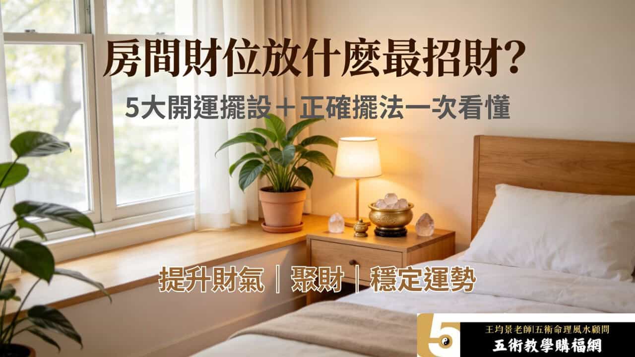 房間財位放什麼最招財？5大開運擺設與正確擺法一次看懂