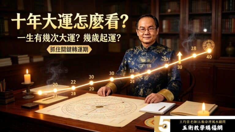 十年大運怎麼看？一生有幾次大運、幾歲起運與關鍵轉運期完整解析