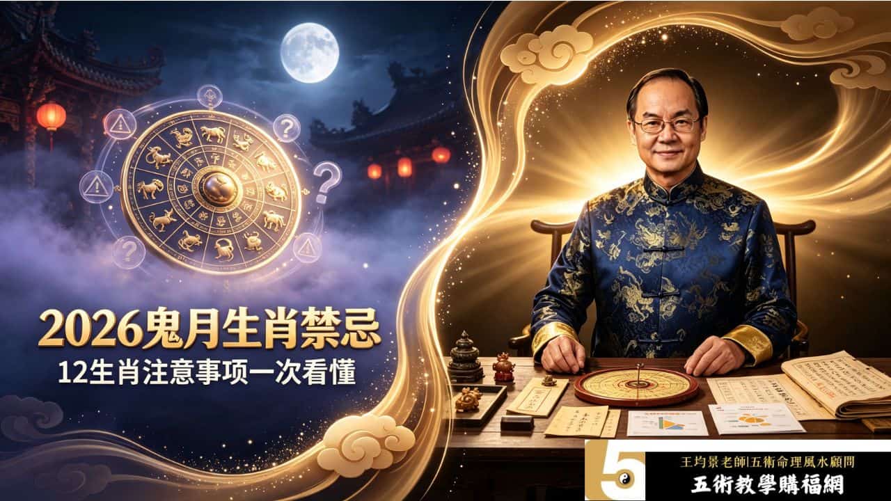 2026鬼月生肖禁忌指南，12生肖農曆七月注意事項與開運提醒一次看懂