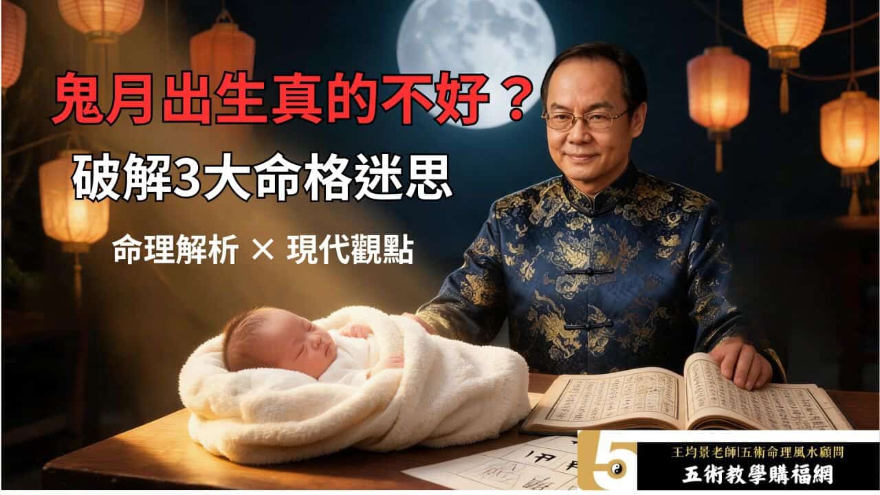 鬼月出生的人命格解析，破除農曆七月出生的3大迷思，從命理到現代觀點一次看懂