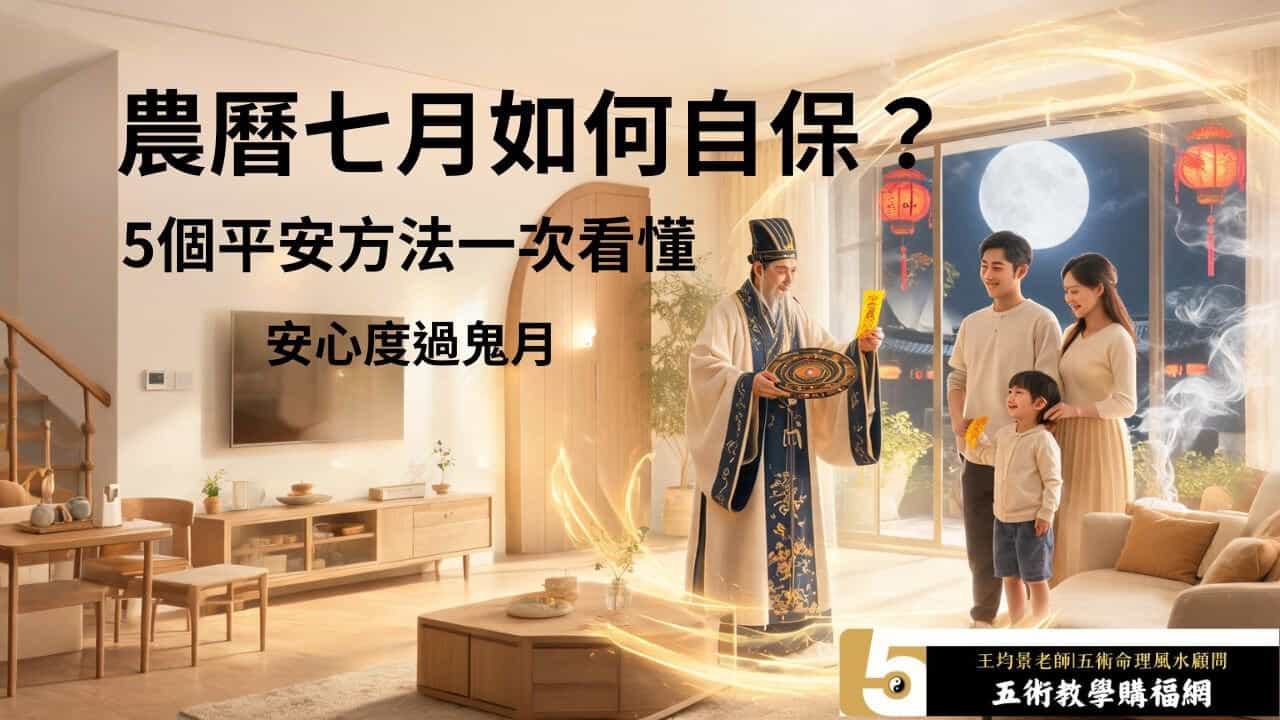農曆七月如何自保？5個簡單居家平安儀式與鬼月安心方法一次看懂
