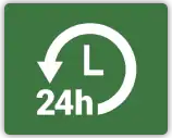24*7 Hour Icon