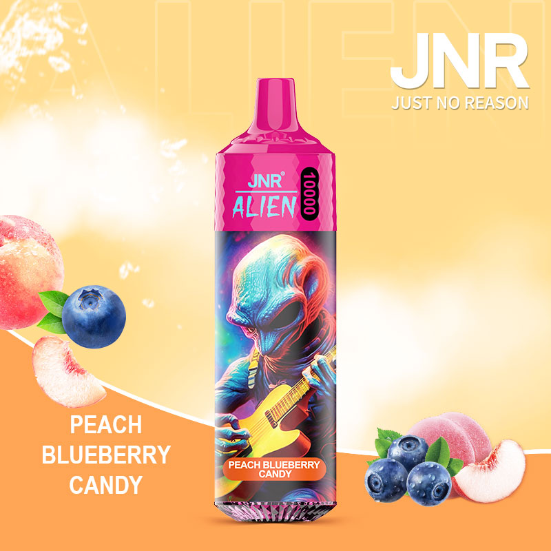 JNR Alien 10000 Peach Blueberry Candy