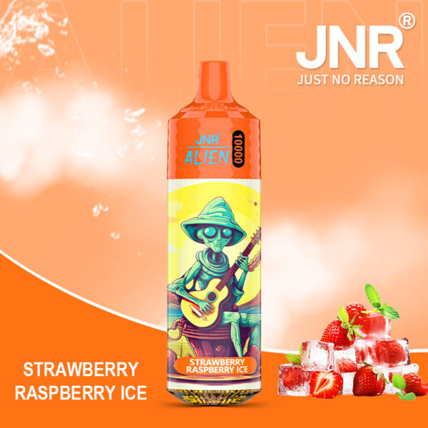 JNR Alien 10000 Strawberry Raspberry Ice