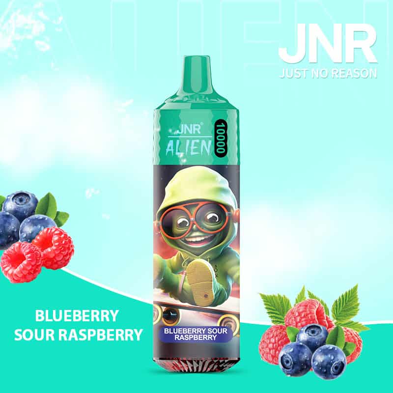 JNR ALIEN 10000 Blueberry Sour Raspberry