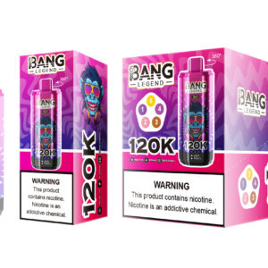 Bang Legend 120K Blueberry Raspberry/Peach Mango Watermelon/Cherry Coke/Grape Blackberry Ice/Mango Peach Apricot