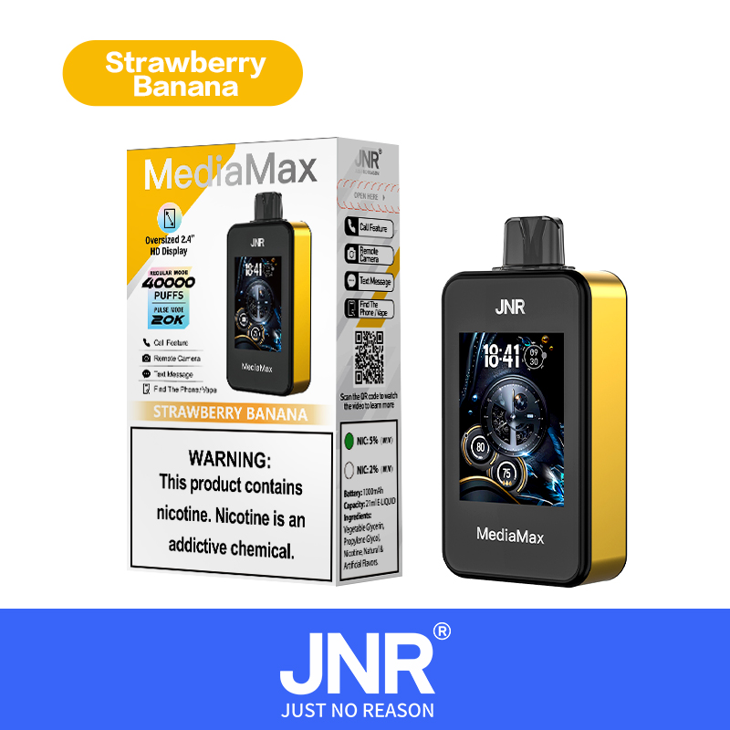 JNR Media Max 40000 Strawberry Banana