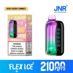 JNR Flex Ice 21000 Sour Cherry Gummies
