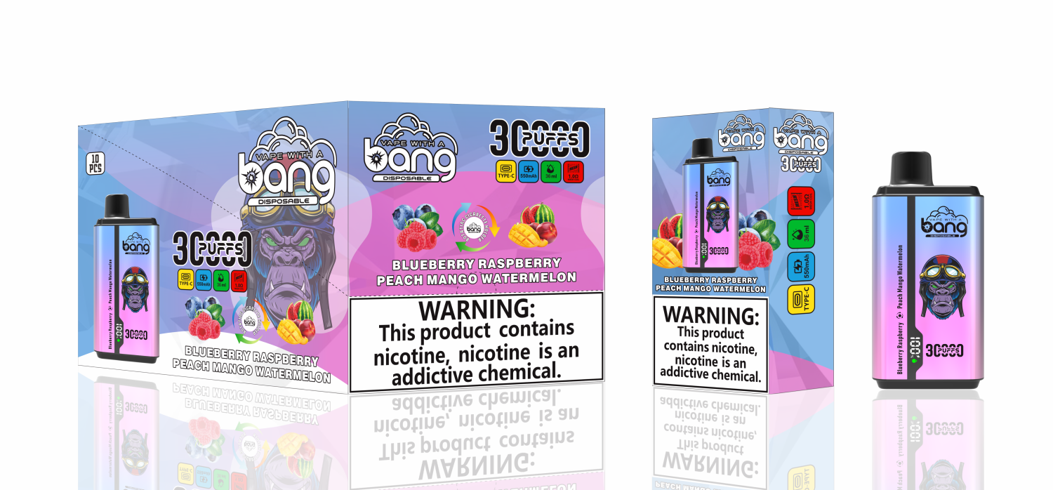 Bang King 30000 Blueberry Raspberry/Peach Mango Watermelon