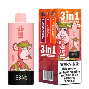 Bang King 85000 Strawberry Banana/Raspberry Watermelon/Pink Lemonade