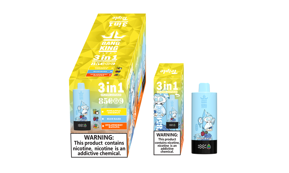 Bang King 85000 Pineapple Coconut/Strawberry Banana/Blue Razz