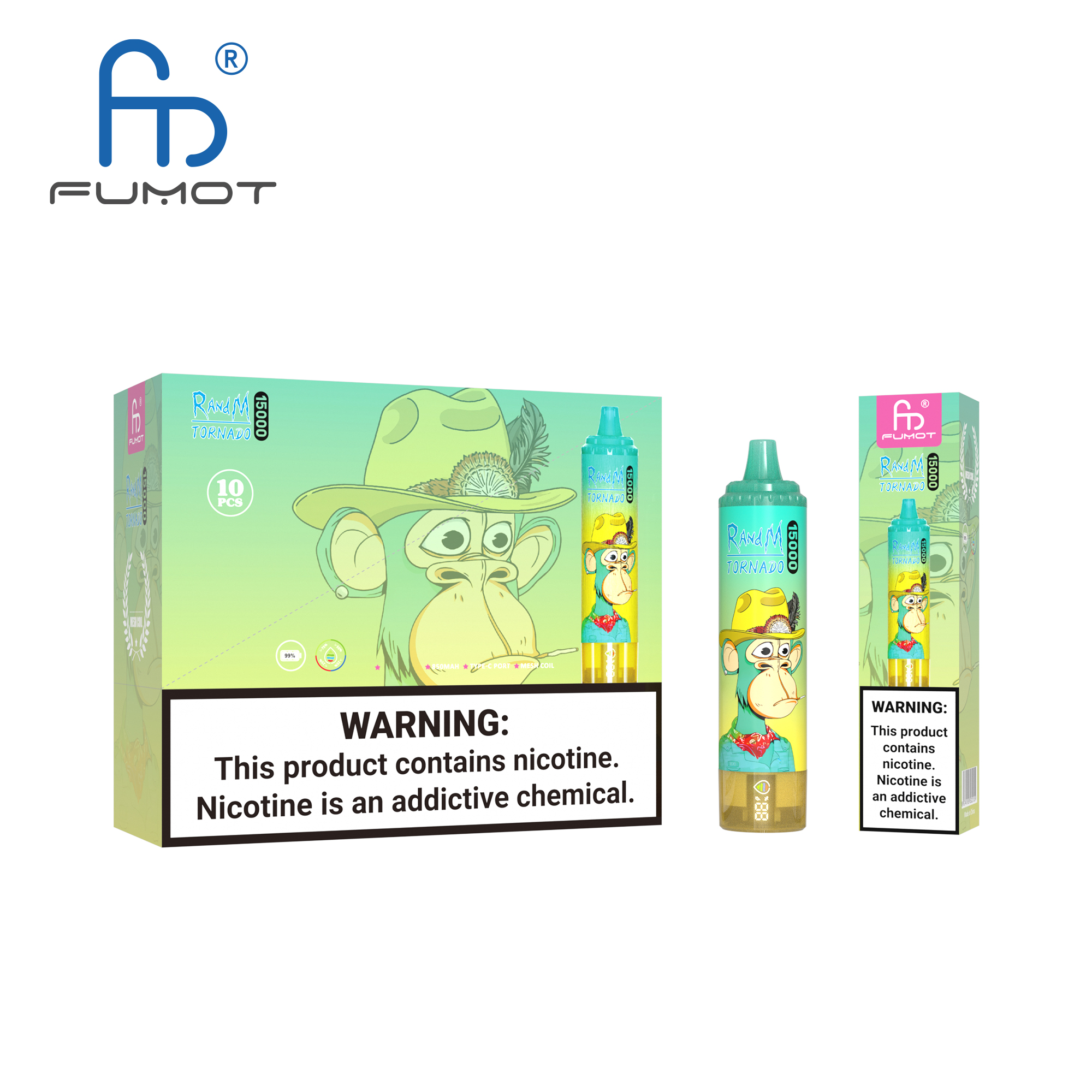 Fumot Tornado 15000 Watermelon Ice – Bild 4