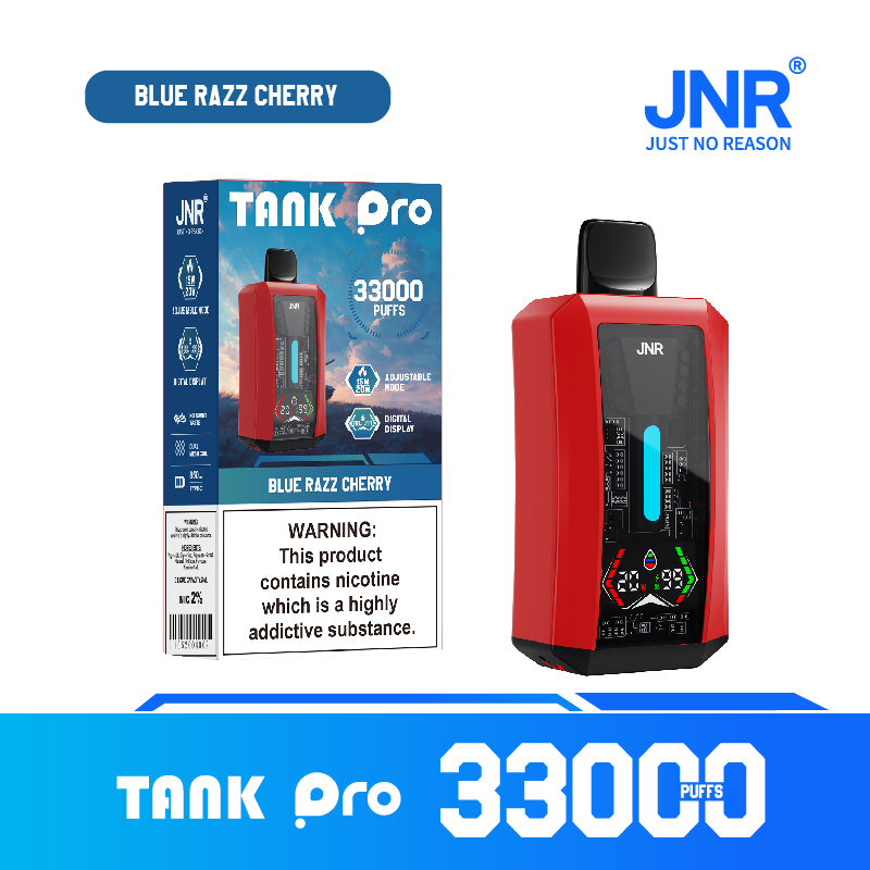 JNR Tank Pro 33000 Blue Razz Cherry