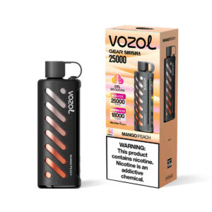 Vue alternative de Vozol Gear Shisha 25000 Mango Peach