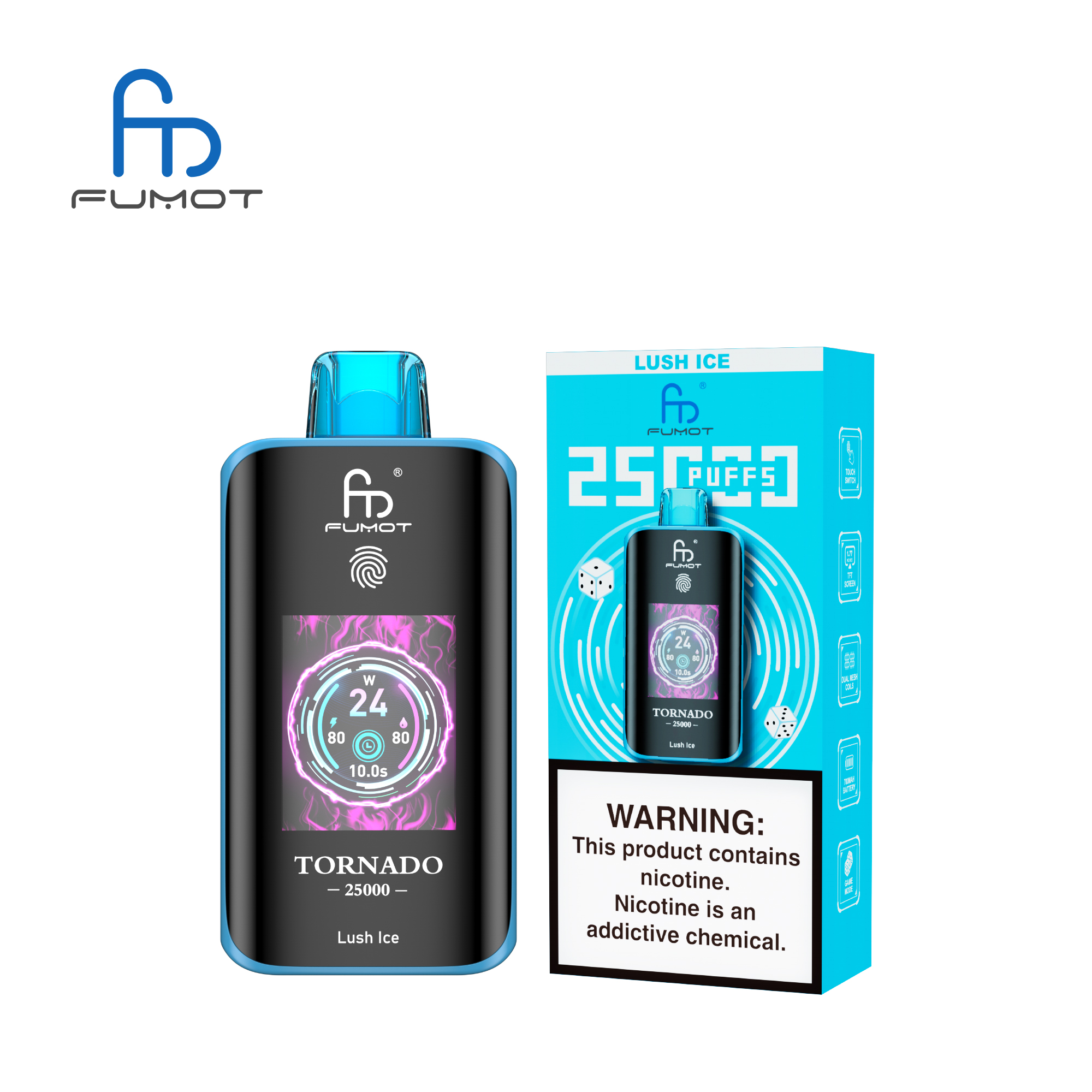 Fumot Tornado 25000 Lush Ice – Bild 3