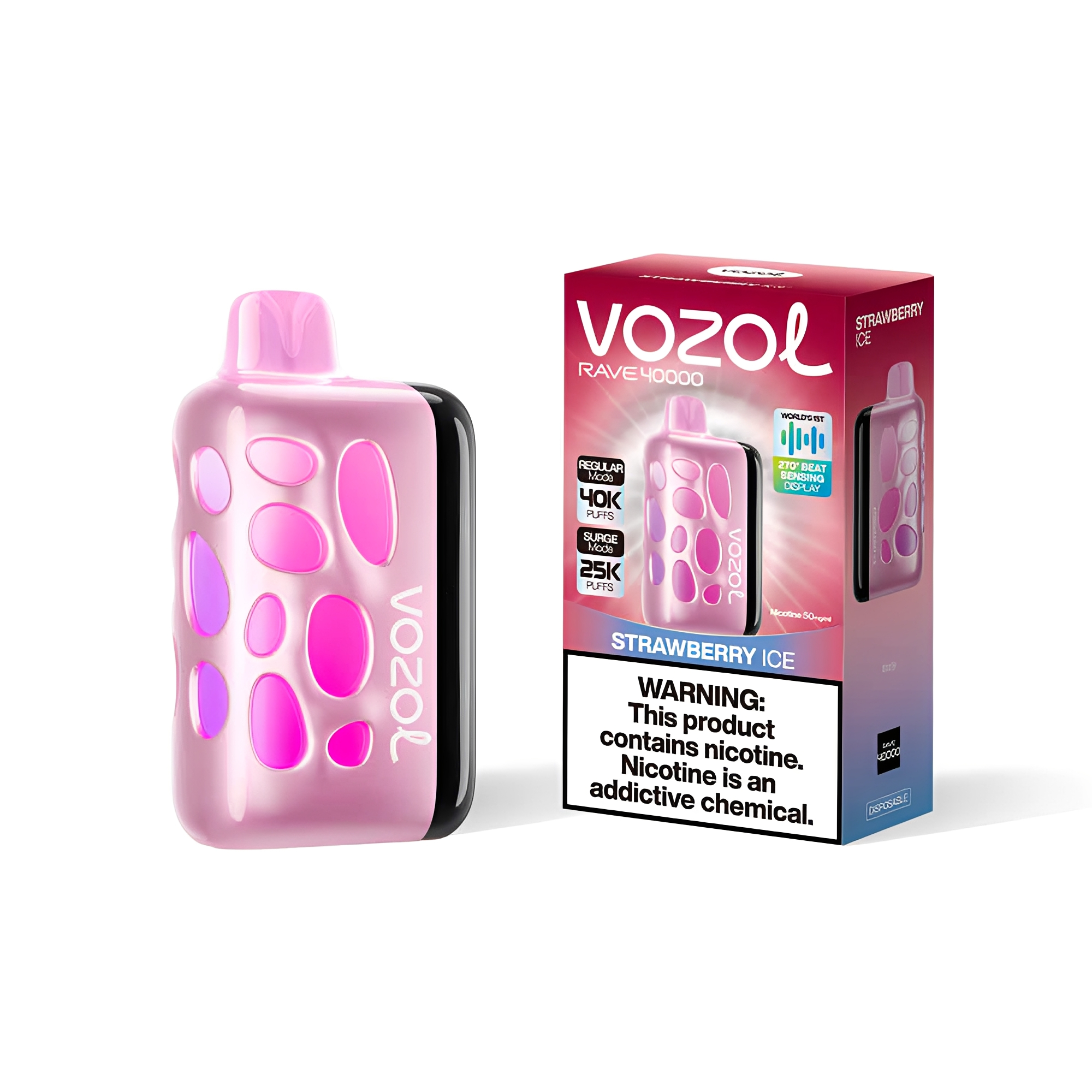 Vozol Rave 40000 Strawberry Ice