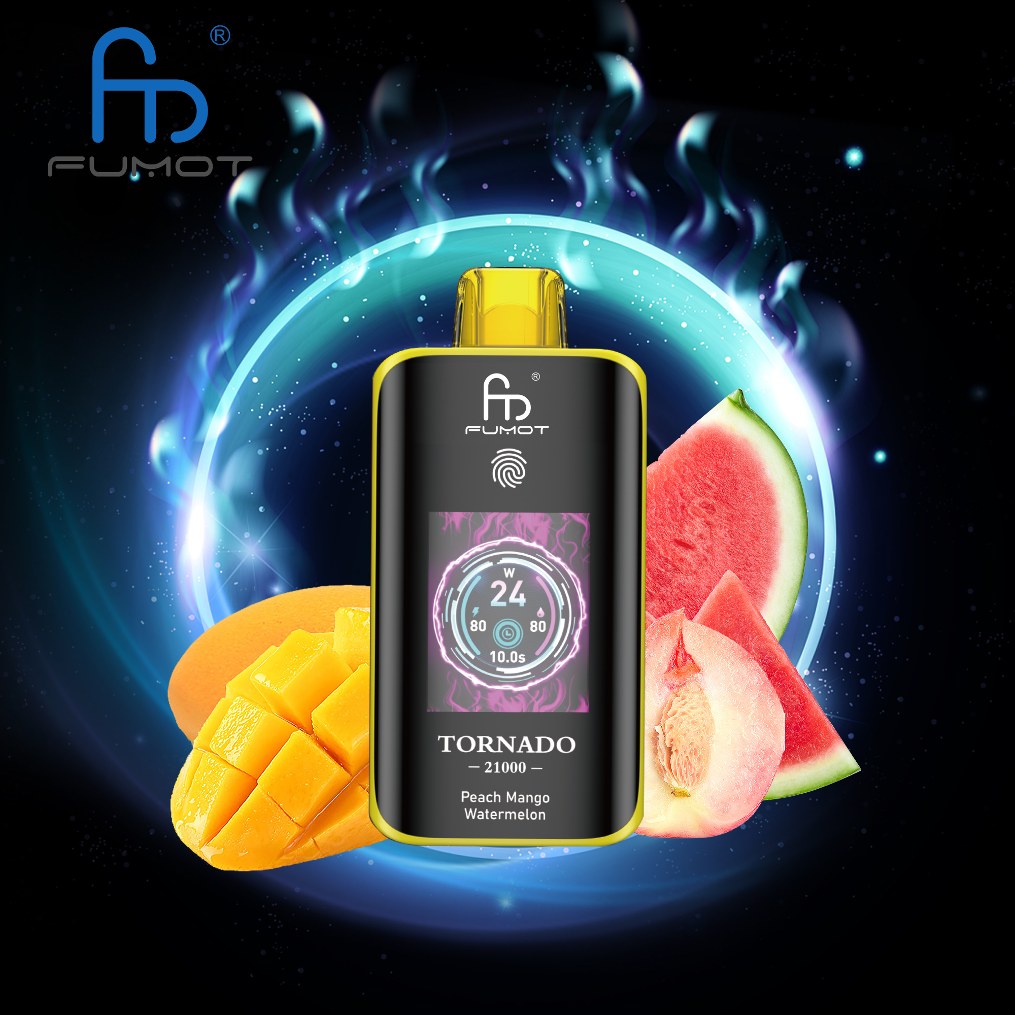 Fumot Tornado 25000 Peach Mango Watermelon