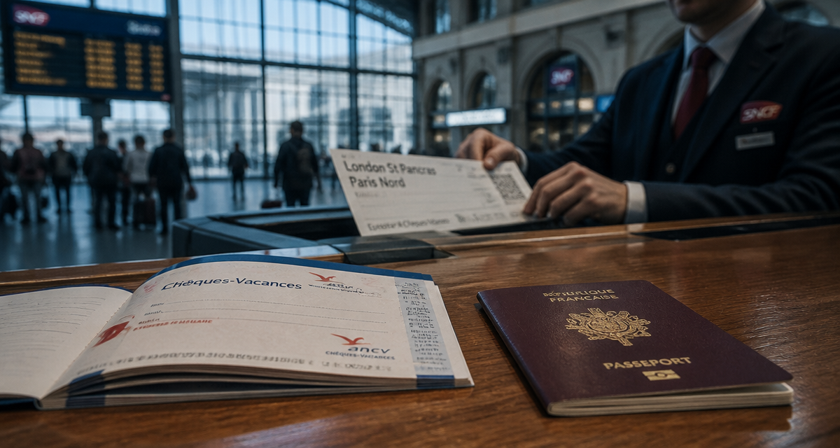 eurostar et cheques vacances comptoir sncf