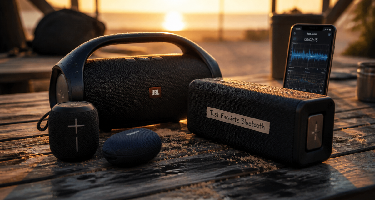 test enceinte bluetooth plusieurs modèles extérieur